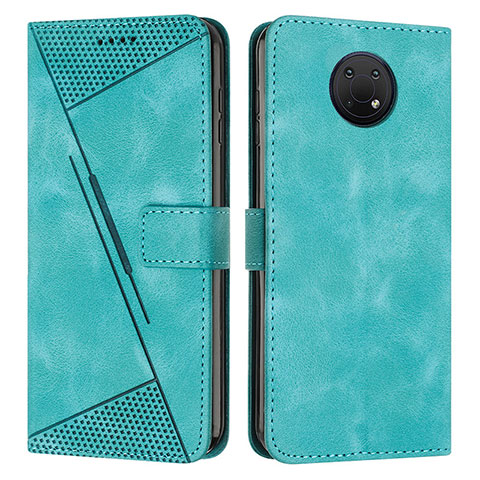 Coque Portefeuille Livre Cuir Etui Clapet Y07X pour Nokia G10 Vert