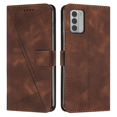 Coque Portefeuille Livre Cuir Etui Clapet Y07X pour Nokia G310 5G Marron