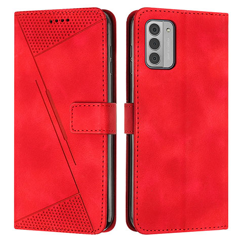 Coque Portefeuille Livre Cuir Etui Clapet Y07X pour Nokia G310 5G Rouge