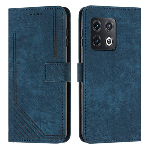 Coque Portefeuille Livre Cuir Etui Clapet Y07X pour OnePlus 10 Pro 5G Bleu