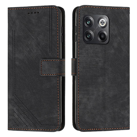 Coque Portefeuille Livre Cuir Etui Clapet Y07X pour OnePlus 10T 5G Noir