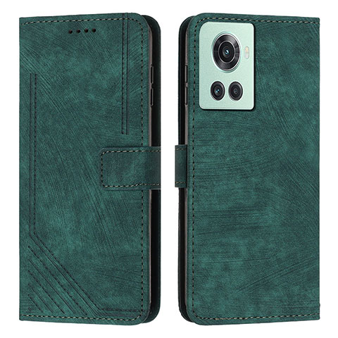 Coque Portefeuille Livre Cuir Etui Clapet Y07X pour OnePlus Ace 5G Vert