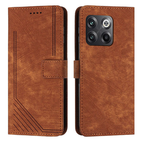 Coque Portefeuille Livre Cuir Etui Clapet Y07X pour OnePlus Ace Pro 5G Marron