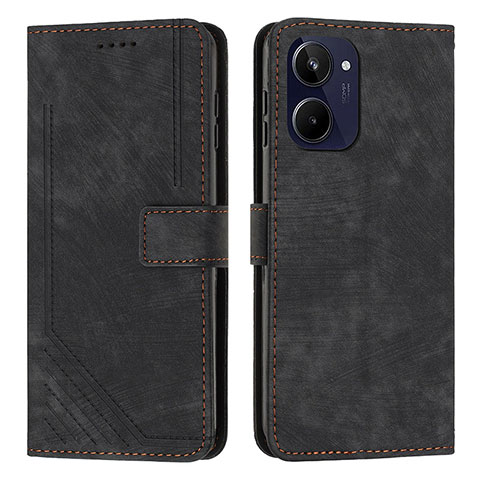 Coque Portefeuille Livre Cuir Etui Clapet Y07X pour Realme 10 4G Noir