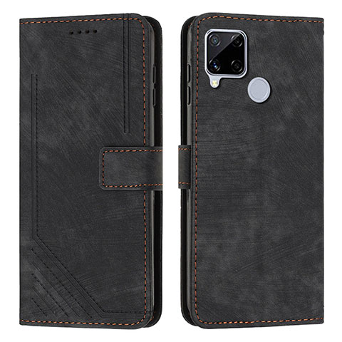 Coque Portefeuille Livre Cuir Etui Clapet Y07X pour Realme 7i RMX2193 Noir