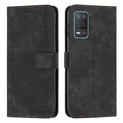 Coque Portefeuille Livre Cuir Etui Clapet Y07X pour Realme 8 5G Noir