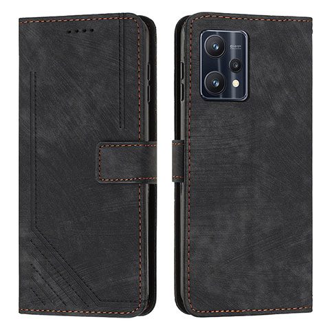 Coque Portefeuille Livre Cuir Etui Clapet Y07X pour Realme 9 4G Noir