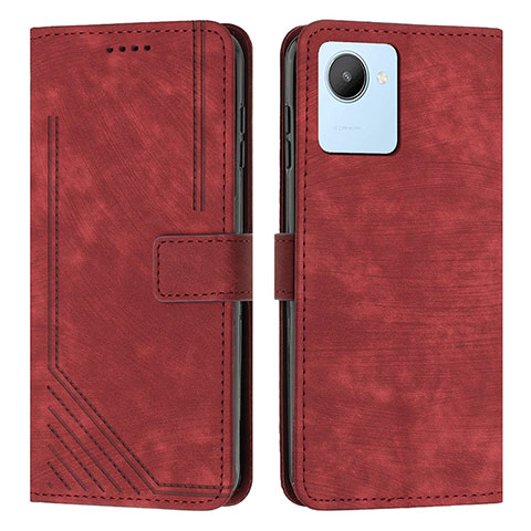 Coque Portefeuille Livre Cuir Etui Clapet Y07X pour Realme C30 Violet