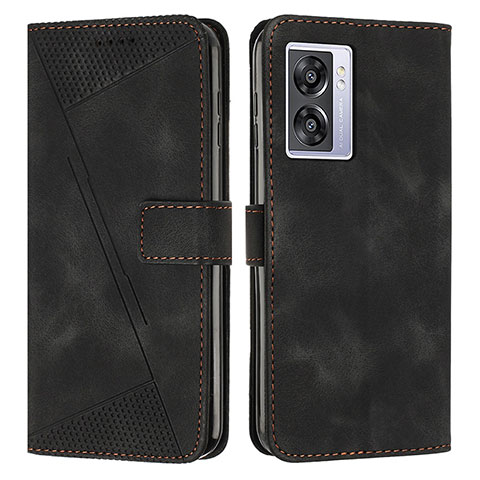 Coque Portefeuille Livre Cuir Etui Clapet Y07X pour Realme V23i 5G Noir