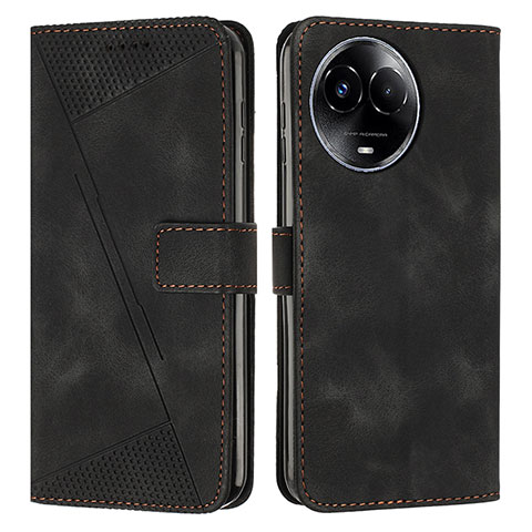 Coque Portefeuille Livre Cuir Etui Clapet Y07X pour Realme V50 5G Noir