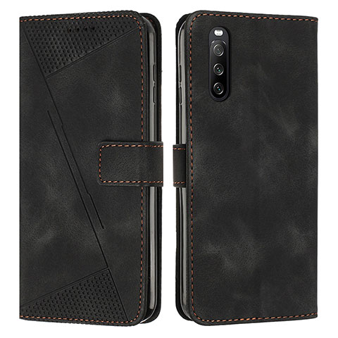 Coque Portefeuille Livre Cuir Etui Clapet Y07X pour Sony Xperia 10 IV Noir