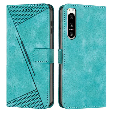 Coque Portefeuille Livre Cuir Etui Clapet Y07X pour Sony Xperia 5 IV Vert