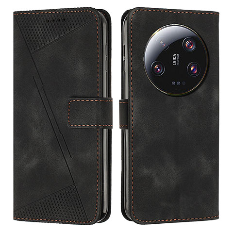 Coque Portefeuille Livre Cuir Etui Clapet Y07X pour Xiaomi Mi 13 Ultra 5G Noir