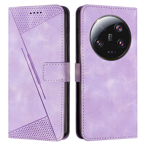 Coque Portefeuille Livre Cuir Etui Clapet Y07X pour Xiaomi Mi 13 Ultra 5G Violet