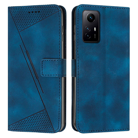 Coque Portefeuille Livre Cuir Etui Clapet Y07X pour Xiaomi Redmi Note 12S Bleu