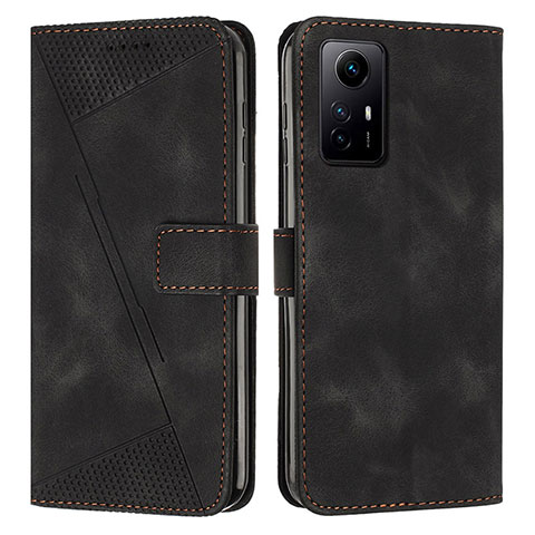 Coque Portefeuille Livre Cuir Etui Clapet Y07X pour Xiaomi Redmi Note 12S Noir