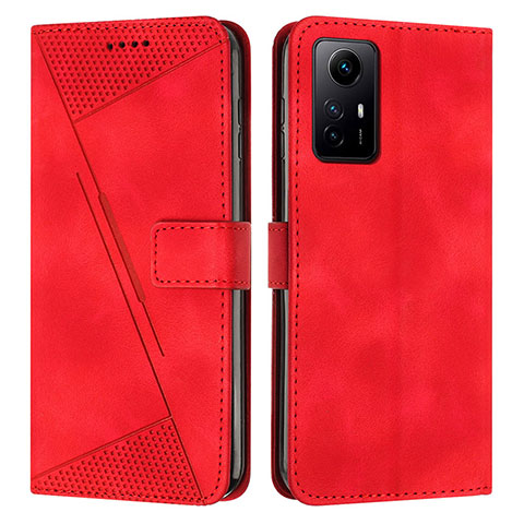 Coque Portefeuille Livre Cuir Etui Clapet Y07X pour Xiaomi Redmi Note 12S Rouge