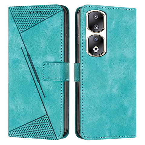 Coque Portefeuille Livre Cuir Etui Clapet Y08X pour Huawei Honor 90 Pro 5G Vert