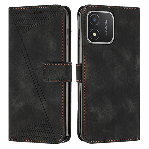 Coque Portefeuille Livre Cuir Etui Clapet Y08X pour Huawei Honor X5 Noir