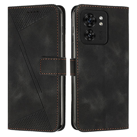 Coque Portefeuille Livre Cuir Etui Clapet Y08X pour Motorola Moto Edge (2023) 5G Noir