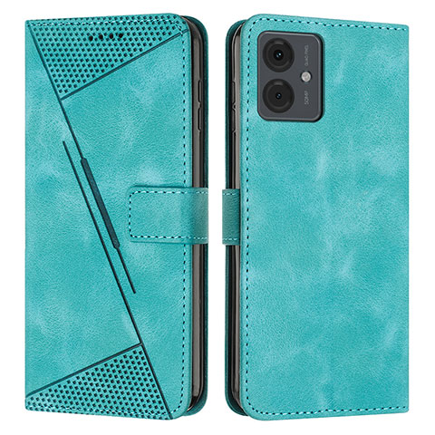 Coque Portefeuille Livre Cuir Etui Clapet Y08X pour Motorola Moto G14 Vert