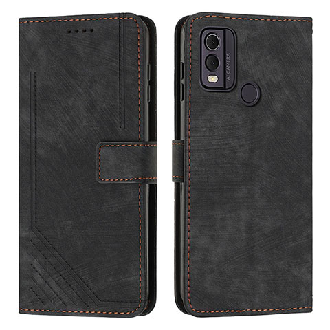 Coque Portefeuille Livre Cuir Etui Clapet Y08X pour Nokia C22 Noir