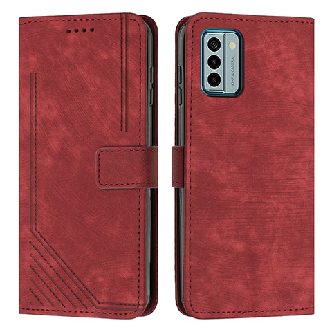 Coque Portefeuille Livre Cuir Etui Clapet Y08X pour Nokia G22 Rouge