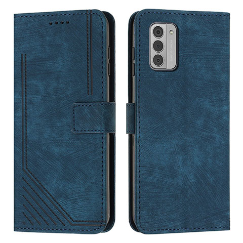 Coque Portefeuille Livre Cuir Etui Clapet Y08X pour Nokia G310 5G Bleu