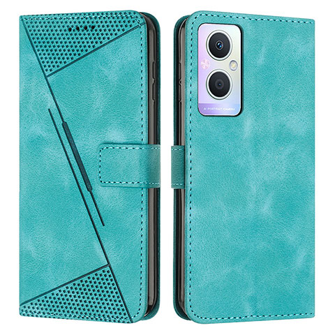 Coque Portefeuille Livre Cuir Etui Clapet Y08X pour Oppo A96 5G Vert