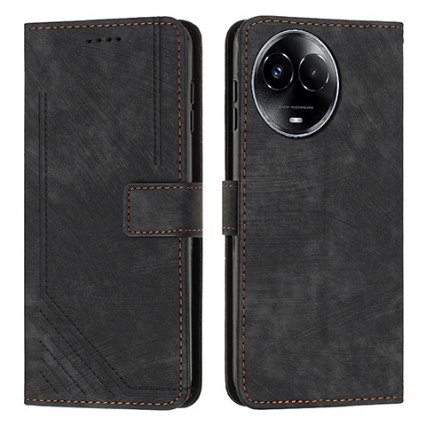 Coque Portefeuille Livre Cuir Etui Clapet Y08X pour Realme V50 5G Noir