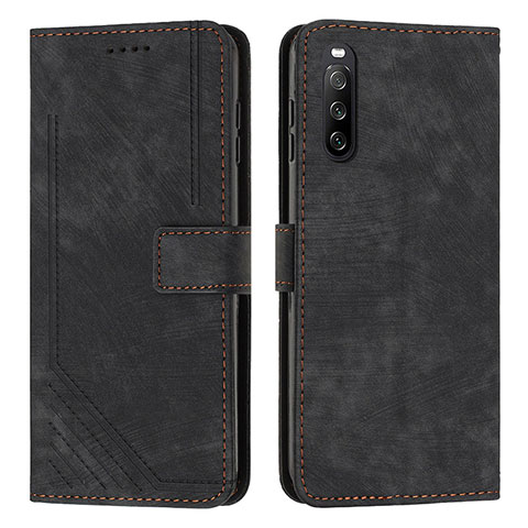 Coque Portefeuille Livre Cuir Etui Clapet Y08X pour Sony Xperia 10 IV Noir