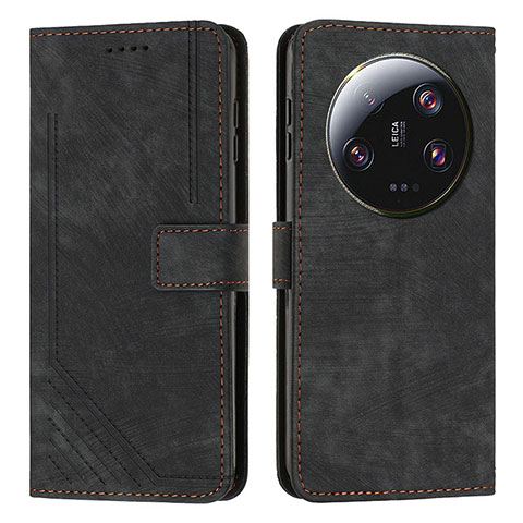 Coque Portefeuille Livre Cuir Etui Clapet Y08X pour Xiaomi Mi 13 Ultra 5G Noir