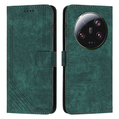 Coque Portefeuille Livre Cuir Etui Clapet Y08X pour Xiaomi Mi 13 Ultra 5G Vert