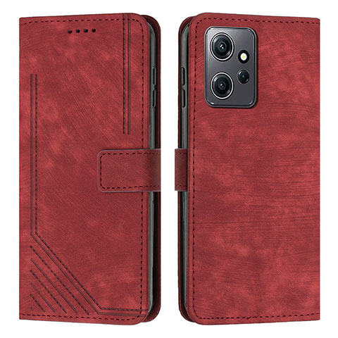 Coque Portefeuille Livre Cuir Etui Clapet Y08X pour Xiaomi Redmi Note 12 4G Rouge