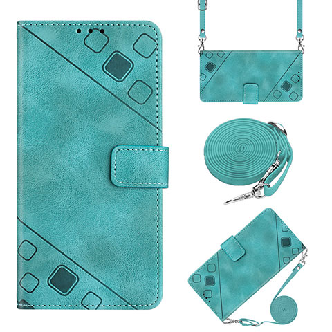 Coque Portefeuille Livre Cuir Etui Clapet YB2 pour Xiaomi Redmi A2 Vert