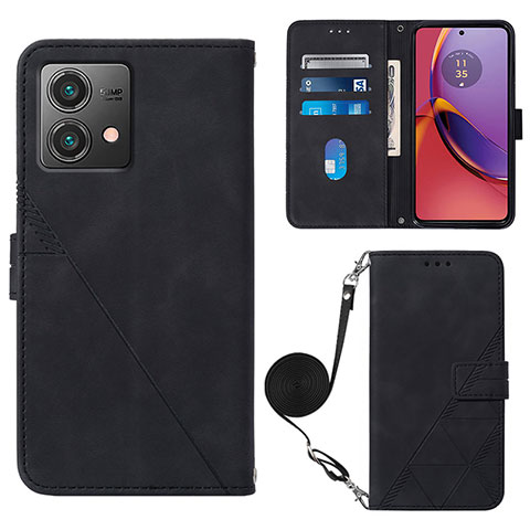 Coque Portefeuille Livre Cuir Etui Clapet YB3 pour Motorola Moto G84 5G Noir