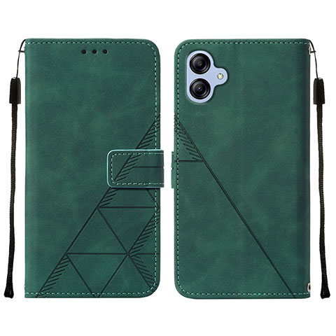 Coque Portefeuille Livre Cuir Etui Clapet YB3 pour Samsung Galaxy A04 4G Vert