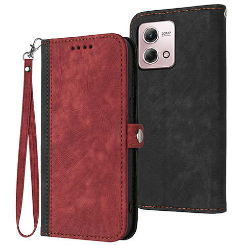 Coque Portefeuille Livre Cuir Etui Clapet YX1 pour Motorola Moto G Stylus (2023) 4G Rouge