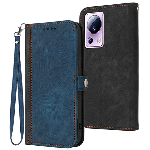 Coque Portefeuille Livre Cuir Etui Clapet YX1 pour Xiaomi Mi 12 Lite NE 5G Bleu