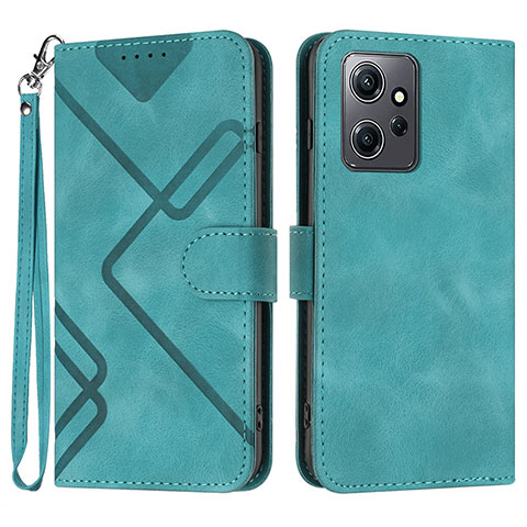 Coque Portefeuille Livre Cuir Etui Clapet YX1 pour Xiaomi Redmi Note 12 4G Vert