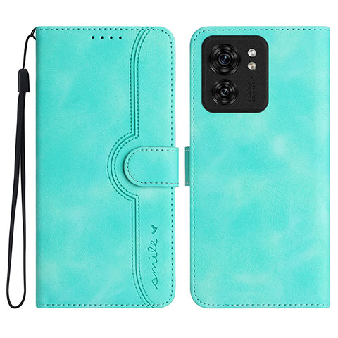 Coque Portefeuille Livre Cuir Etui Clapet YX2 pour Motorola Moto Edge (2023) 5G Vert