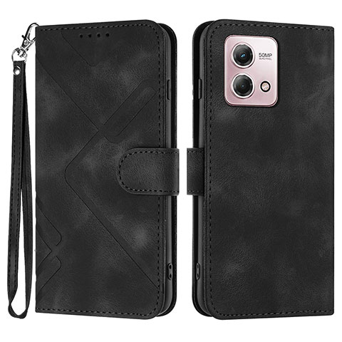 Coque Portefeuille Livre Cuir Etui Clapet YX2 pour Motorola Moto G Stylus (2023) 4G Noir