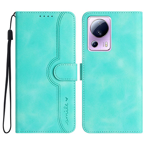 Coque Portefeuille Livre Cuir Etui Clapet YX2 pour Xiaomi Mi 12 Lite NE 5G Vert