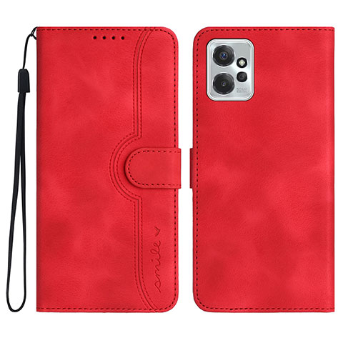 Coque Portefeuille Livre Cuir Etui Clapet YX3 pour Motorola Moto G Power 5G (2023) Rouge