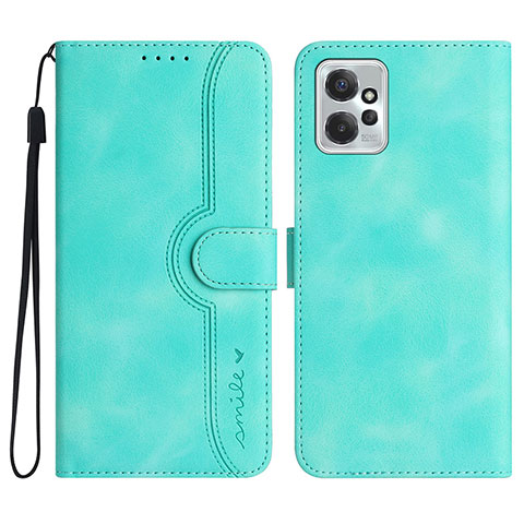 Coque Portefeuille Livre Cuir Etui Clapet YX3 pour Motorola Moto G Power 5G (2023) Vert