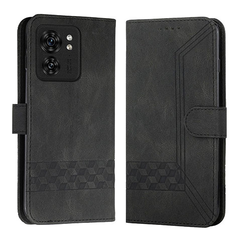 Coque Portefeuille Livre Cuir Etui Clapet YX4 pour Motorola Moto Edge (2023) 5G Noir