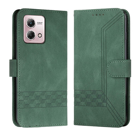 Coque Portefeuille Livre Cuir Etui Clapet YX4 pour Motorola Moto G Stylus (2023) 4G Vert