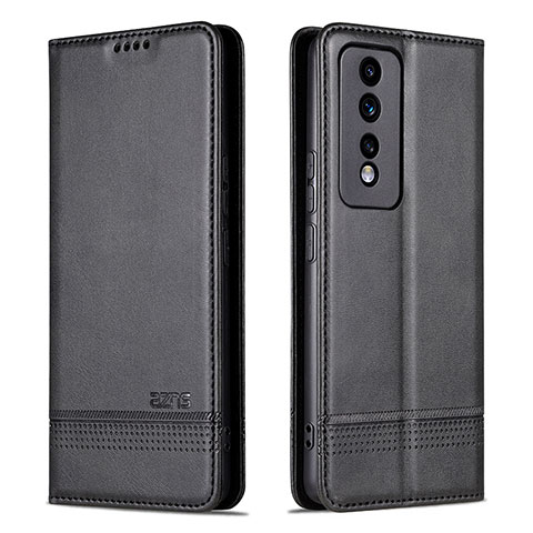 Coque Portefeuille Livre Cuir Etui Clapet YZ1 pour Huawei Honor 80 GT 5G Noir