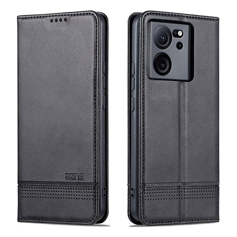 Coque Portefeuille Livre Cuir Etui Clapet YZ1 pour Xiaomi Mi 13T 5G Noir