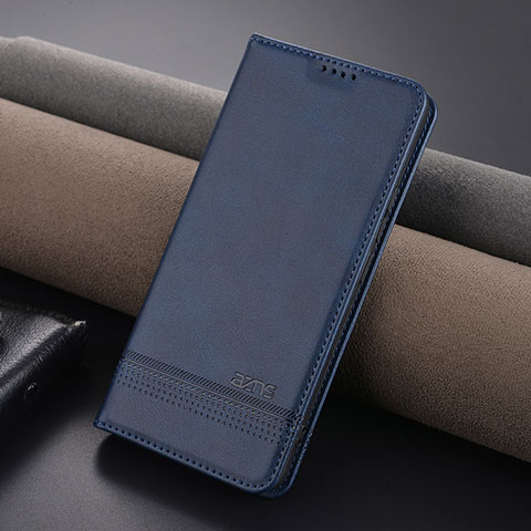 Coque Portefeuille Livre Cuir Etui Clapet YZ1 pour Xiaomi Redmi Note 13 Pro+ Plus 5G Bleu